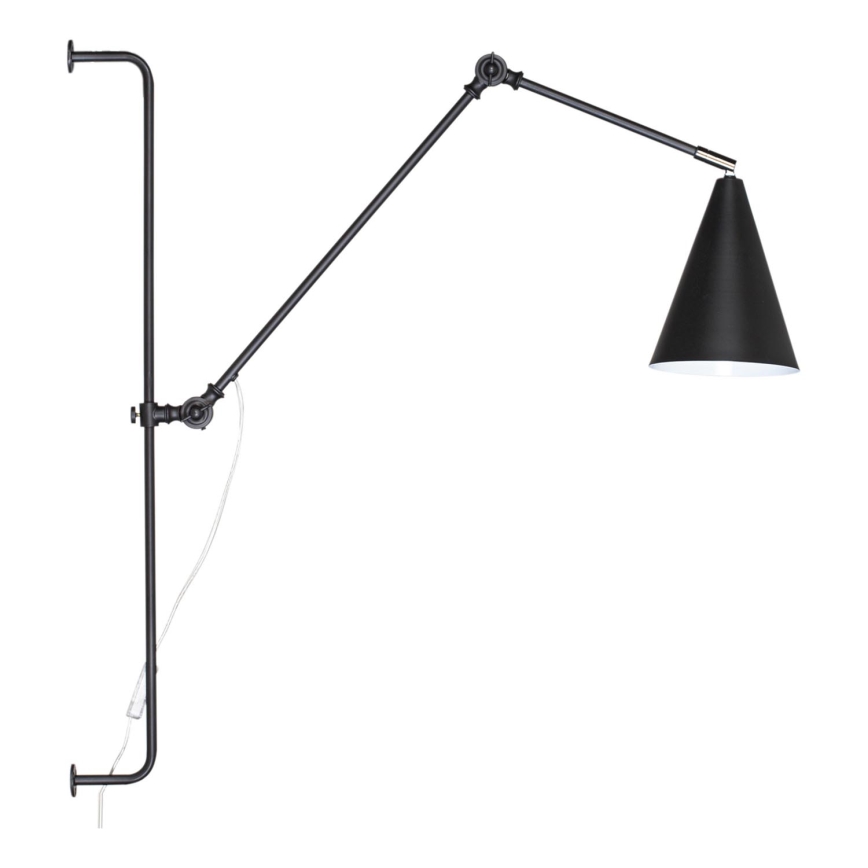 ByRydens - ByRydens - Vägglampa YUKON 1xE27/5W/230V svart