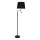 ByRydens - LED-golvlampa ORLANDO 1xE27/5W/230V + LED/3W svart Ø 36 cm