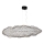 ByRydens - LED ljuskrona med textilsladd HAYDEN LED/20W/230V svart