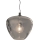 ByRydens - Ljuskrona med textilsladd BELLISSIMO 1xE27/8W/230V rökig/svart diameter 40 cm