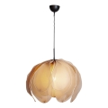 ByRydens - Ljuskrona med textilsladd LOU LOU 1xE27/5W/230V beige diameter 80 cm