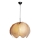 ByRydens - Ljuskrona med textilsladd LOU LOU 1xE27/5W/230V beige diameter 80 cm