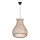 ByRydens - Ljuskrona med textilsladd SEAGRASS 1xE27/8W/230V beige diameter 49 cm