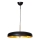 ByRydens - Ljuskrona med textilsladd SHELBY 3xG9/5W/230V svart diameter 50 cm