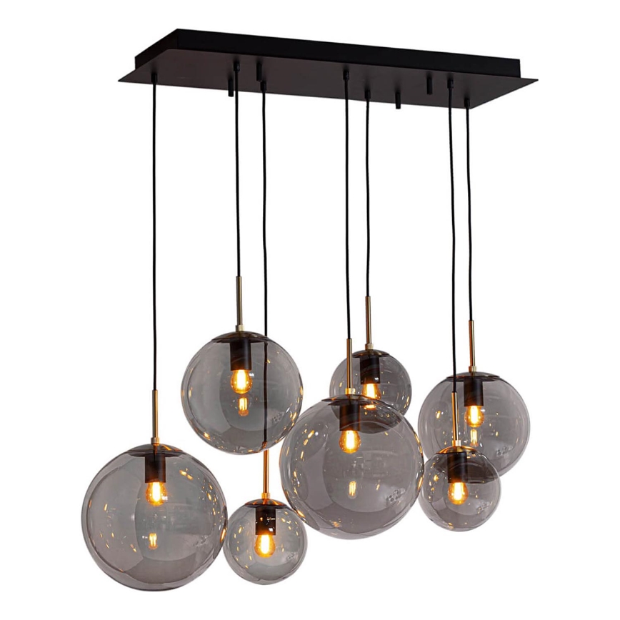 ByRydens - Ljuskrona på vajer LAURA 7xE27/8W/230V