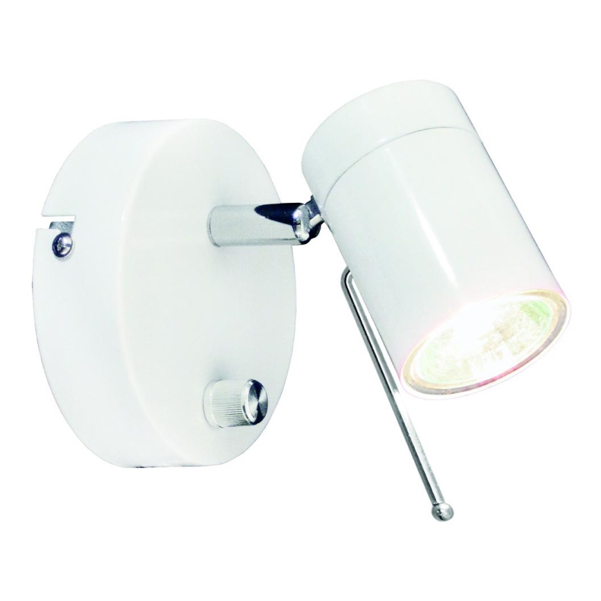 ByRydens - Ljusreglerad väggspotlight CORRECT 1xGU10/7W/230V vit