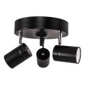 ByRydens - Spotlight CORRECT 3xGU10/7W/230V svart diameter 20 cm