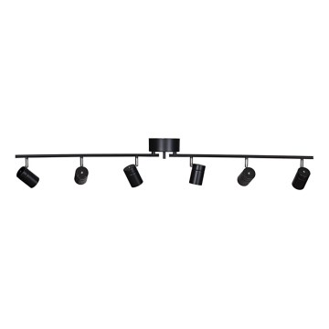 ByRydens - Spotlight CORRECT 6xGU10/7W/230V svart diameter 30 cm