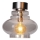 ByRydens - Taklampa DOLORES 1xE27/5W/230V Ø 30 cm grå/rökfärgad