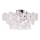 ByRydens - Taklampa MONARQUE 3xE27/5W/230V genomskinlig