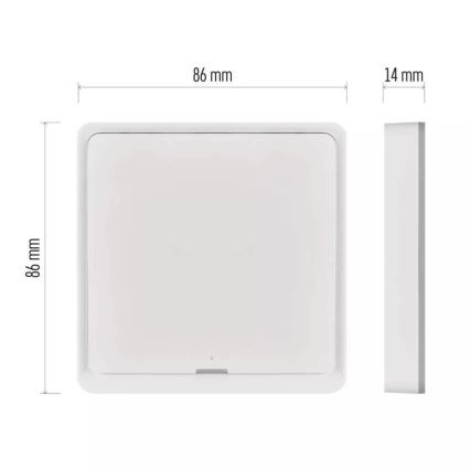 Byta 1-knapp GoSmart 1xCR2430 Tuya vit