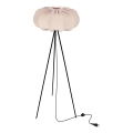 CAFEE 1xE27/40W/230V beige/svart golvlampa