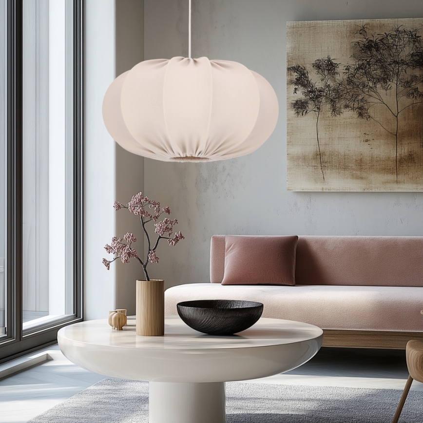 CAFEE hängande lampa 1xE27/40W/230V 52 cm beige