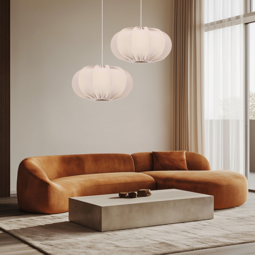CAFEE hängande lampa 1xE27/40W/230V 52 cm beige