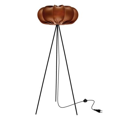 CAFEE Stående Lampa 1xE27/40W/230V brun/svart