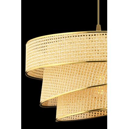 Candelabru suspendat COUPER 1xE27/60W/230V bej/aurie