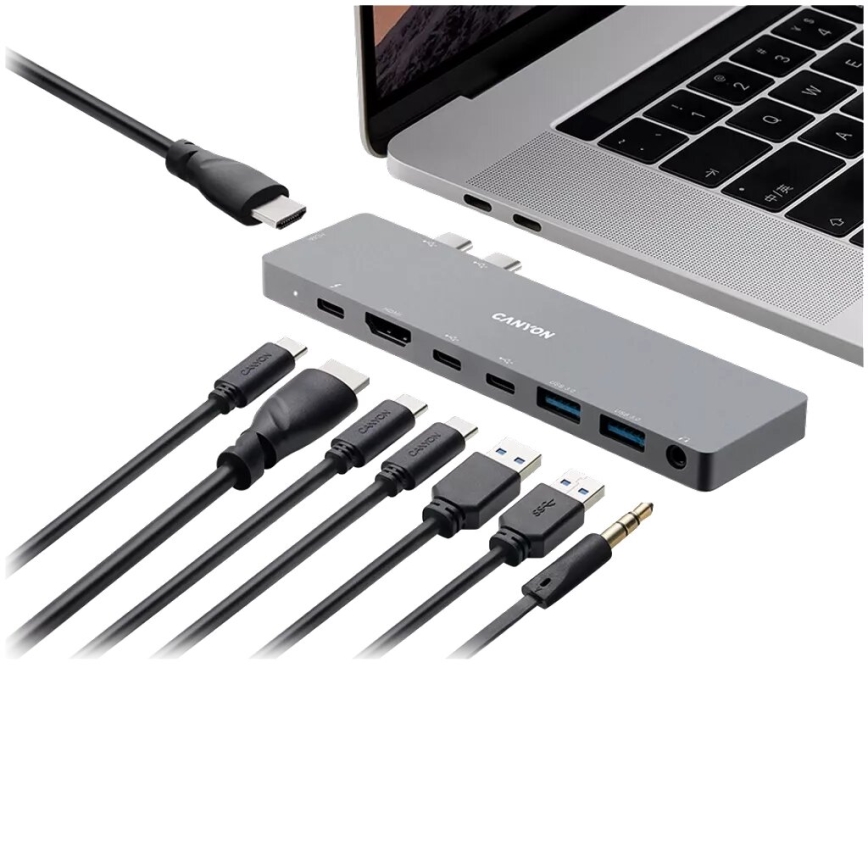 Canyon - Dockingstation Strömförsörjning för MacBook 8i1