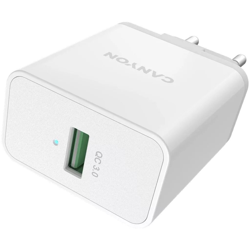 Canyon - Laddningsadapter 1xUSB/230V