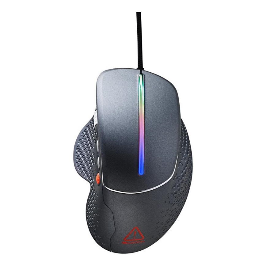 Canyon - LED RGB Spelmus 800/1600/2400/3200/4800/6400 DPI