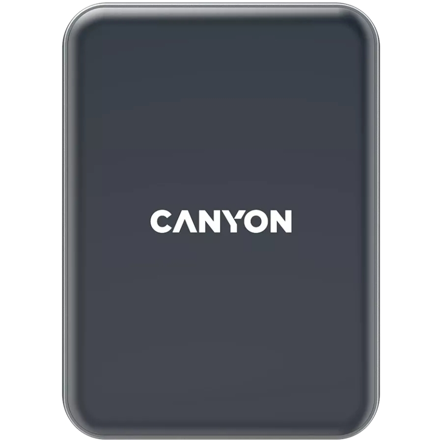 Canyon - Magnetisk mobilhållare för bil med trådlös laddningsfunktion Qi 5V vinklat svart