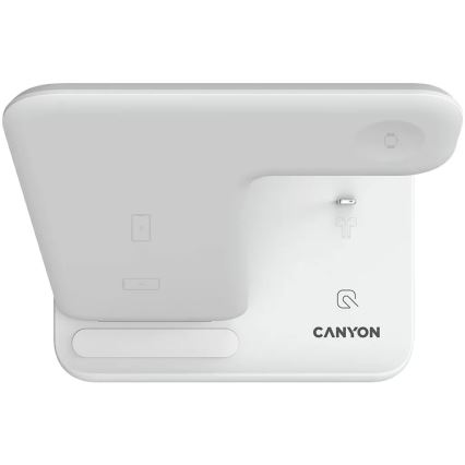 Canyon - Trådlös laddare 3i1 vit
