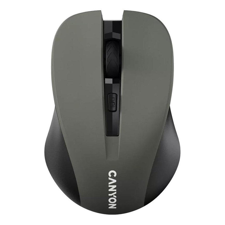 Canyon - Trådlös mus 800/1000/1200 DPI 2xAAA grå