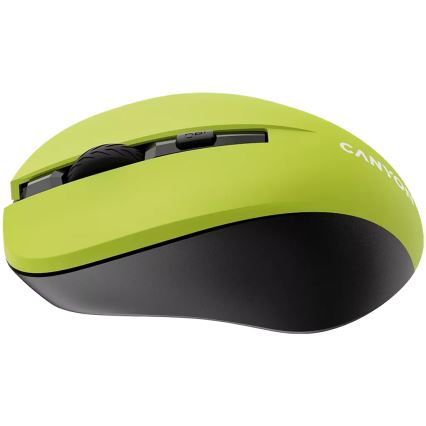 Canyon - Trådlös mus 800/1000/1200 DPI 2xAAA gul
