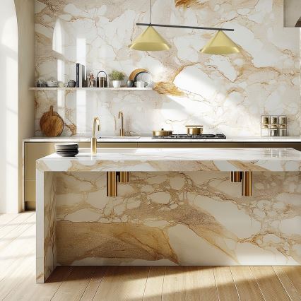 CAPITAL takpendel på kabel 2xGX53/15W/230V, guld