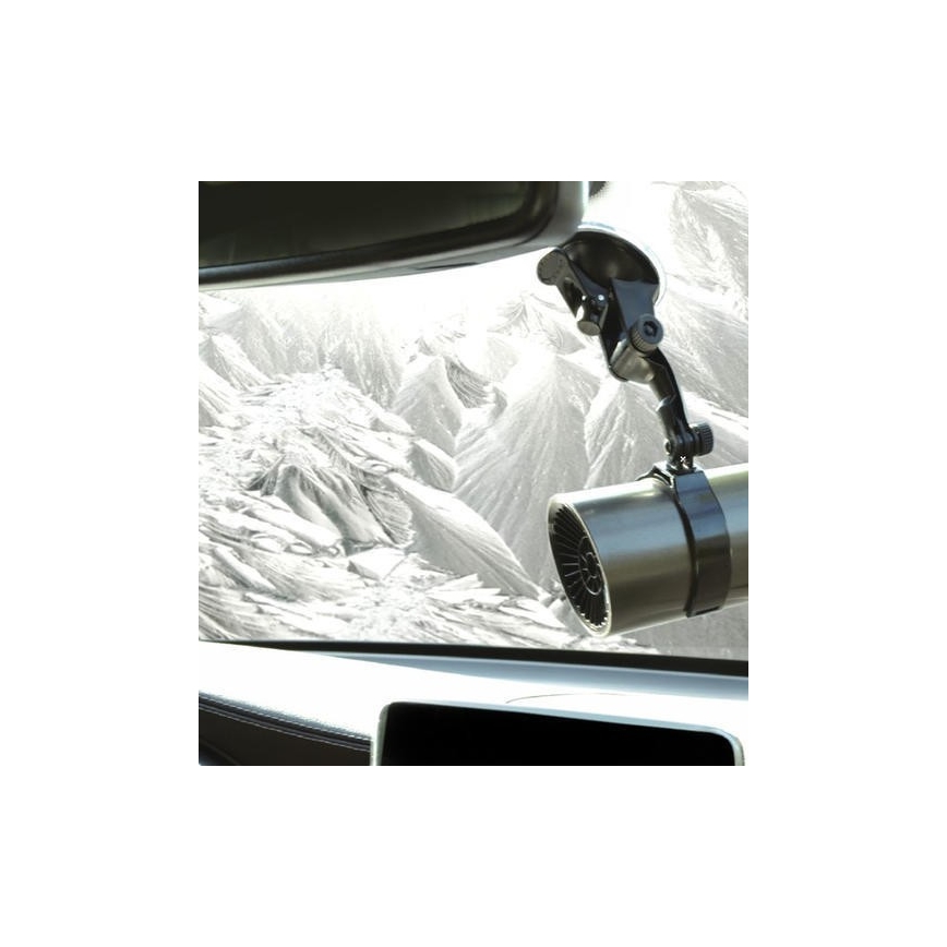 Car fan with heating 12V