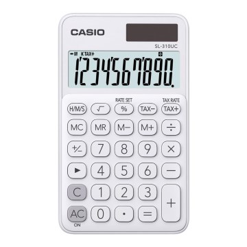 Casio - Fickminiräknare  1xLR54 silver
