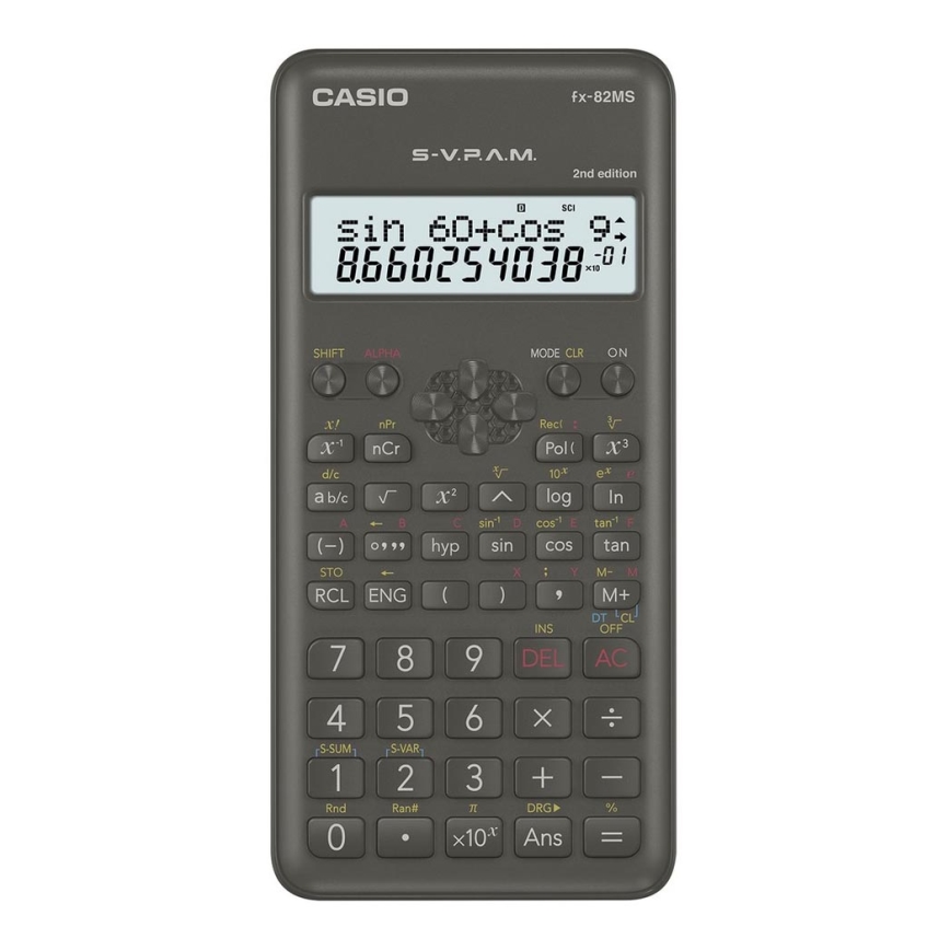 Casio - Skolminiräknare  1xAAA svart 