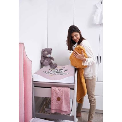 CebaBaby - Skötmatta bilateral COSY DISNEY 50x70 cm rosa