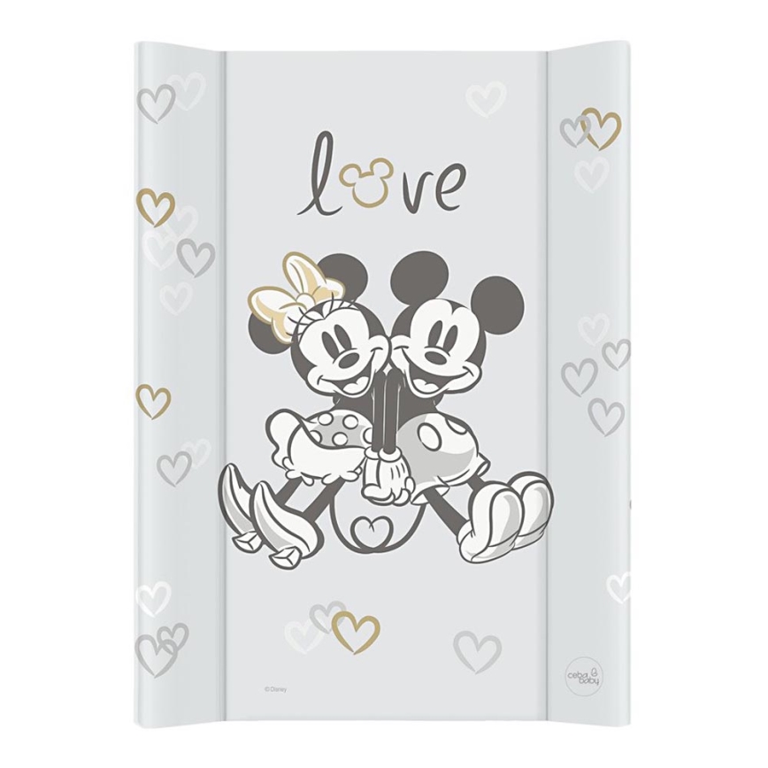 CebaBaby - Skötmatta med fast bräda bilateral DISNEY 50x70 cm grå