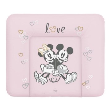 CebaBaby - Skötmatta triangulär DISNEY 70x50 cm rosa