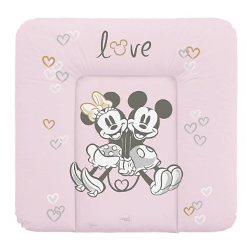 CebaBaby - Skötmatta triangulär DISNEY 75x72 cm rosa