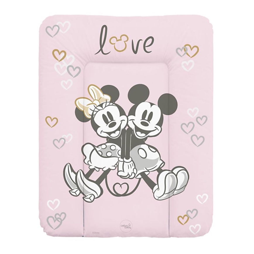 CebaBaby - Skötmatta triangulär DISNEY Disney 50x70 cm rosa