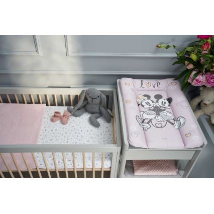 CebaBaby - Skötmatta triangulär DISNEY Disney 50x70 cm rosa