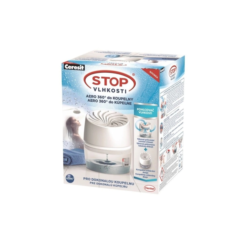 Ceresit - Badrumsavfuktare AERO 360° vit