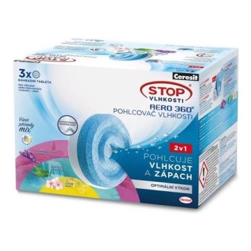 Ceresit - Tabletter till avfuktare 2-i-1 AERO 360° 3x 450 g trippelförpackning