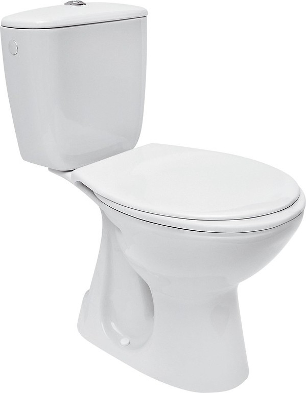 Cersanit K08-029 - Golvstående WC med PRESIDENT-sits keramik/vit