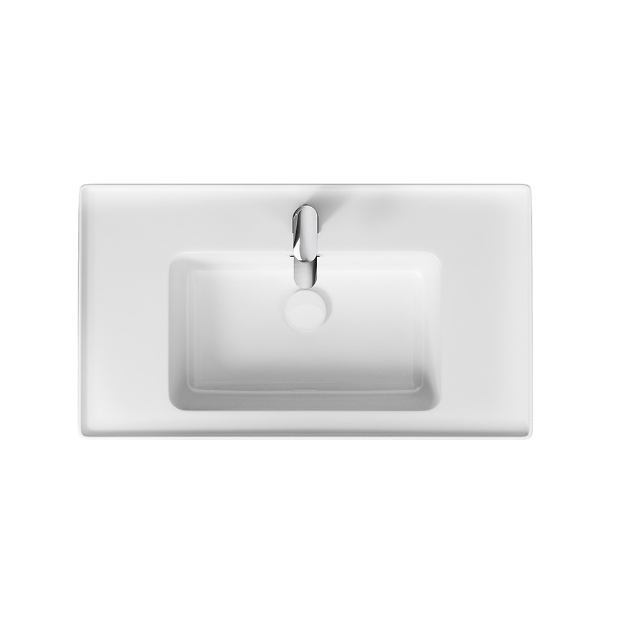 Cersanit K114-017 - Infälld tvättställ CREA 44,5x80,5 cm keramik/glansig vit