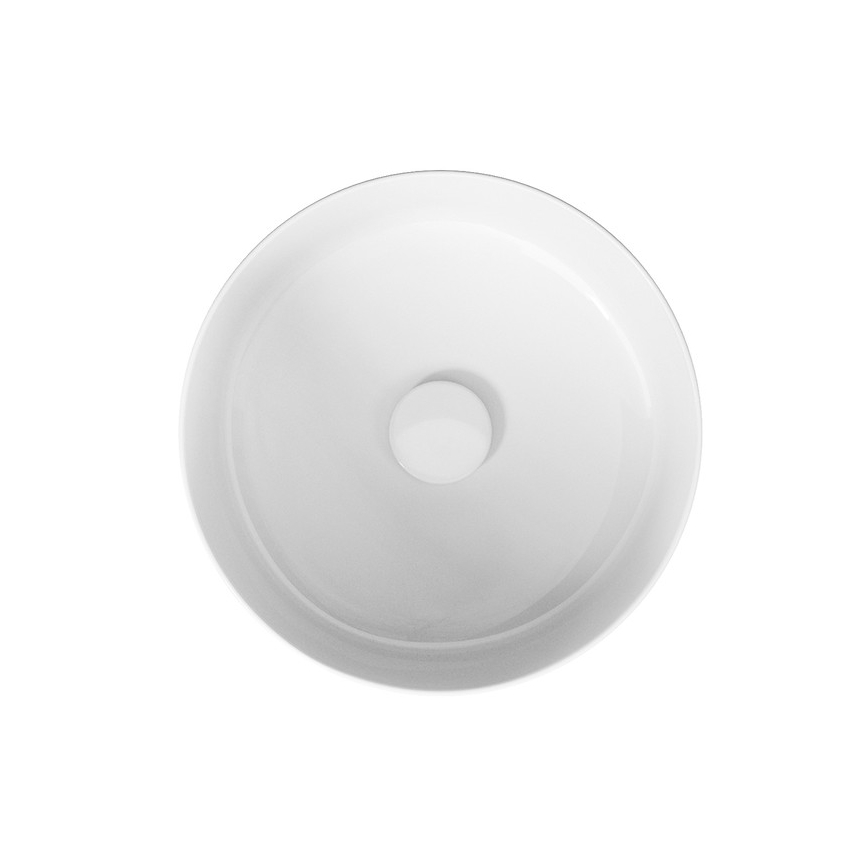 Cersanit K114-020 - Bänkskål CREA Ø 38 cm keramik/glansig vit