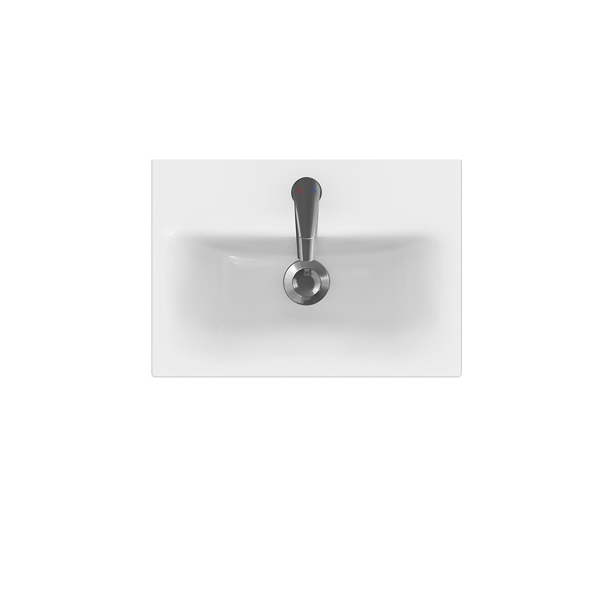 Cersanit K116-008 - Inläggsvask MODUO SLIM 35x50 cm keramik/glänsande vit
