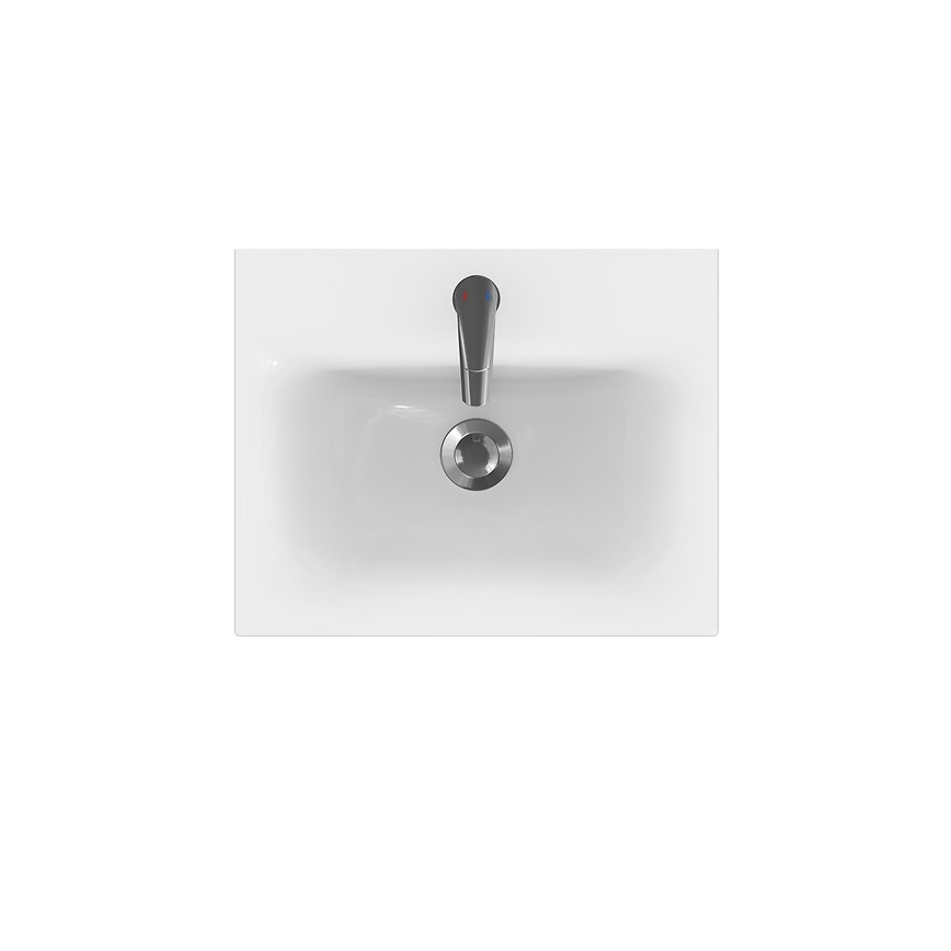 Cersanit K116-009 - Infällt tvättställ MODUO 40x50 cm keramik/blank vit