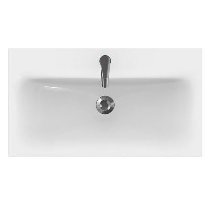 Cersanit K116-013 - Infälld tvättställ MODUO 45x80 cm keramik/blank vit