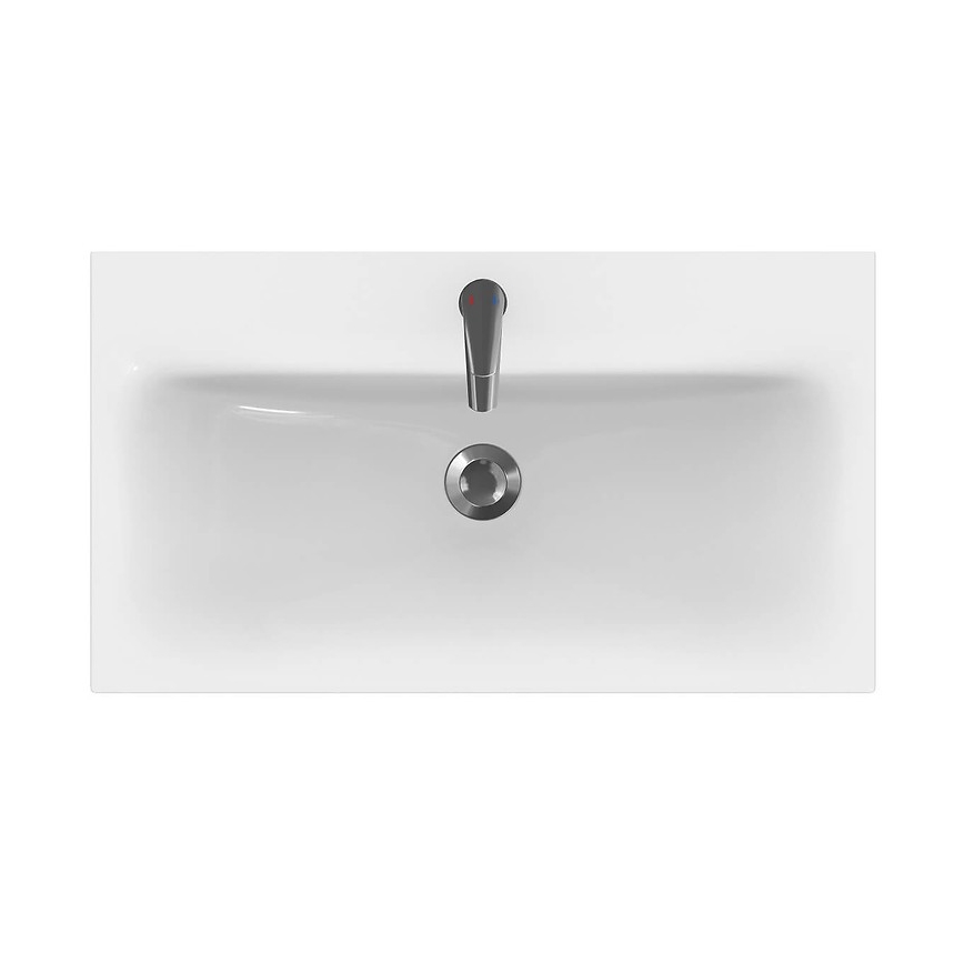 Cersanit K116-013 - Infälld tvättställ MODUO 45x80 cm keramik/blank vit