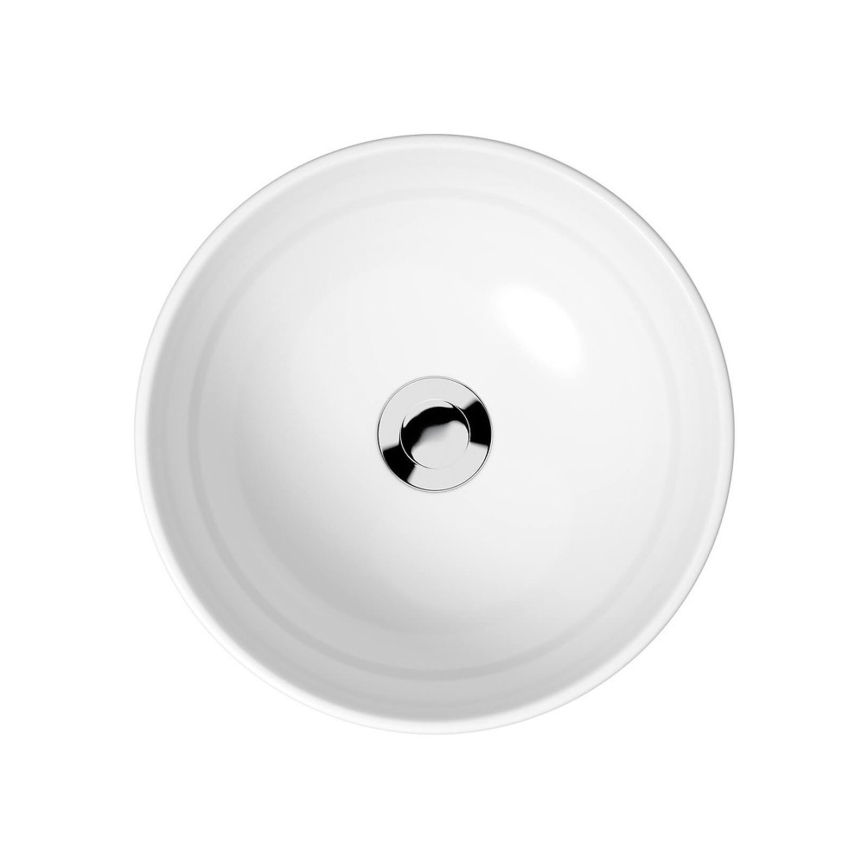 Cersanit K116-047-ECO - Tvättställ för bänkskiva MODUO Ø 35 cm keramik/blankvit