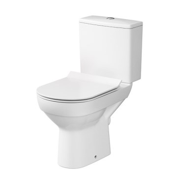 Cersanit K35-037 - Stående toalett med toasits CITY keramik/vit