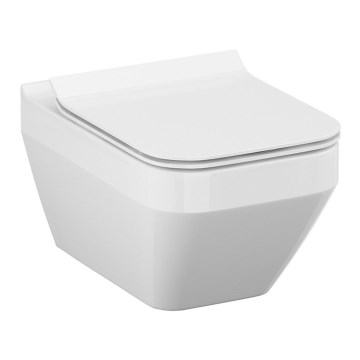 Cersanit S701-213-ECO - Vägghängd toalett med CREA-sits, keramik/vit