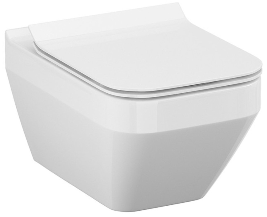 Cersanit S701-213-ECO - Vägghängd toalett med sits CREA keramik/vit